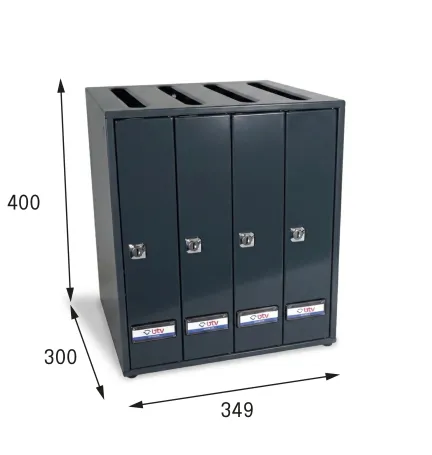 BUZON PRISMA SUPERIOR G4 ANTRACITA