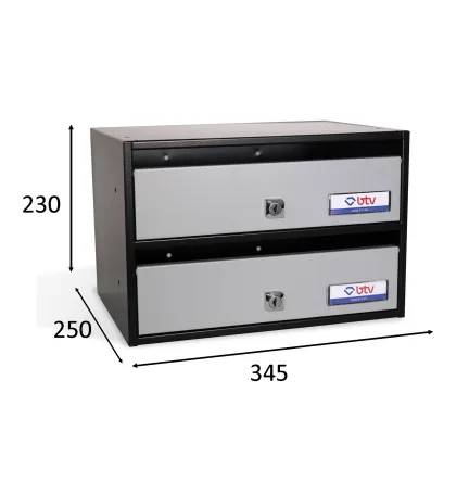 BUZÓN ANETO DOBLE (2 BUZONES) GRIS