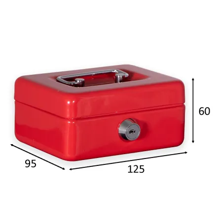 CAJA DE CAUDALES XS ROJO