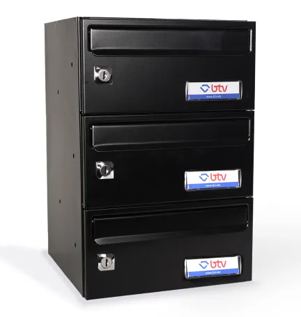 BUZON BARAJAS TRIPLE (3 BUZONES) 245x250 NEGRO