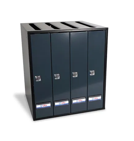 BUZON PRISMA SUPERIOR G4 CUERPO NEGRO PUERTA ANTRACITA