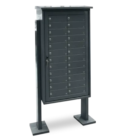 BUZON COMUNITARIO 24 CASILLEROS PUERTAS CIEGAS ANTRACITA