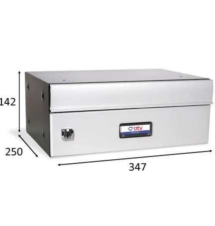 BUZON EXPO HORIZONTAL 347x250 GRIS