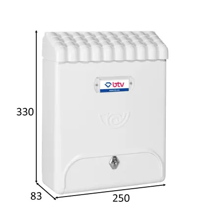 BUZON GARDEN ABS Blanco