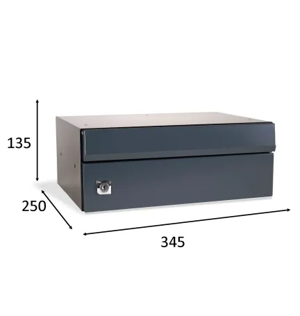 BUZON DUOMO 345X250 Antracita