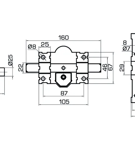 CERROJO CLASSIC 70 CR BOX