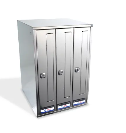 BUZON PRISMA FRONTAL G3 ACERO INOXIDABLE BRILLO