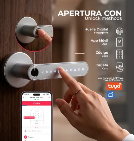 CERRADURA INTELIGENTE ANUBIS BLANCO