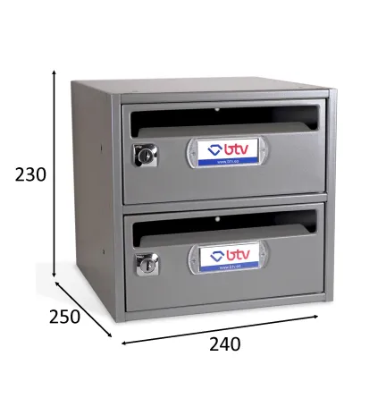 BUZON MONCAYO TITANIO 240x250 G2 BUZON MONCAYO TITANIO 240x250 G2