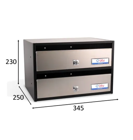 BUZON ANETO INOX SATINADO G2 BUZON ANETO INOX SATINADO G2