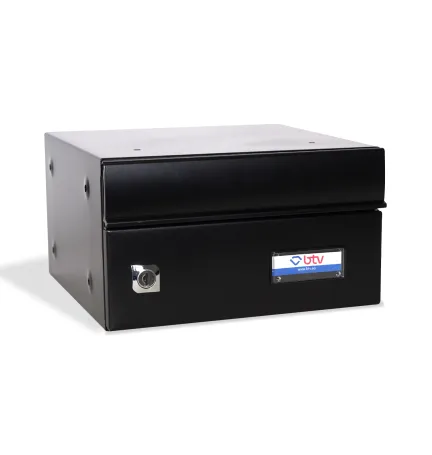 BUZON EXPO HORIZONTAL 247x250 NEGRO