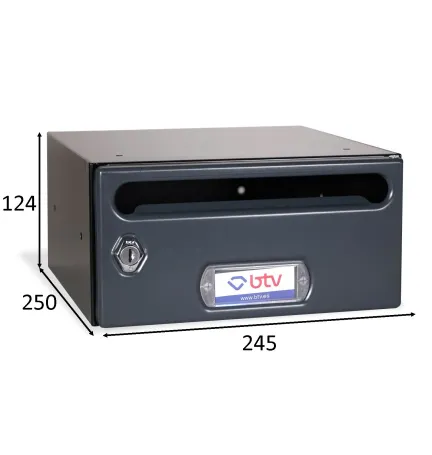 BUZON MERCURIO INDIVIDUAL (1 BUZÓN) ANTRACITA