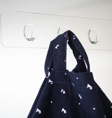 REGLETA EASY STICK CON 3 COLGADORES TRANSPARENTE