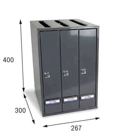 BUZON PRISMA SUPERIOR G3 ANTRACITA