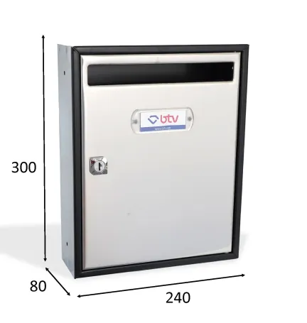 BUZON TEIDE ACERO INOXIDABLE SATINADO