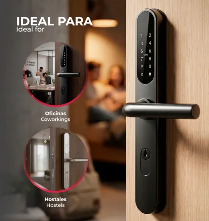 CERRADURA INTELIGENTE ATLAS NEGRO