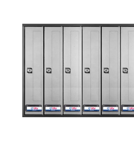 BUZON PRISMA FRONTAL ESPECIAL G6-24 CUERPO NEGRO PUERTA PLATA