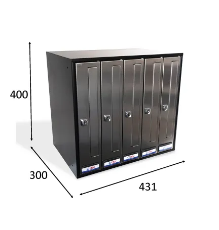 BUZON PRISMA FRONTAL INOX BRILLO G5 BUZON PRISMA FRONTAL INOX BRILLO G5