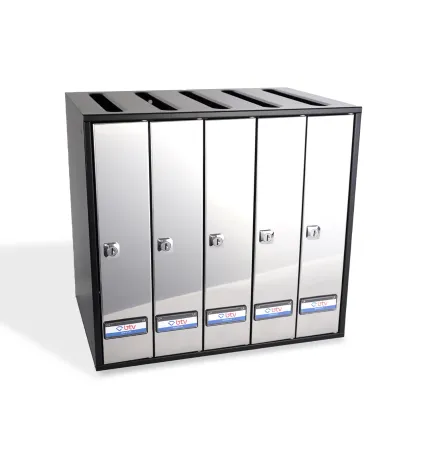 BUZON PRISMA SUPERIOR INOX SATINADO G5