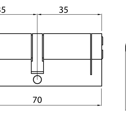 CILINDRO SNAKE  35/35 NK BOX 3 LLAVES CILINDRO SNAKE  35/35 NK BOX 3 LLAVES