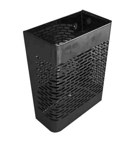 CESTA PARA PUBLICIDAD VERTICAL NEGRA