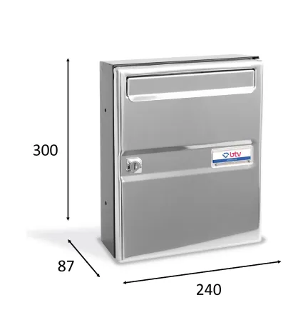 BUZON VENUS INOXIDABLE ACERO INOXIDABLE SATINADO