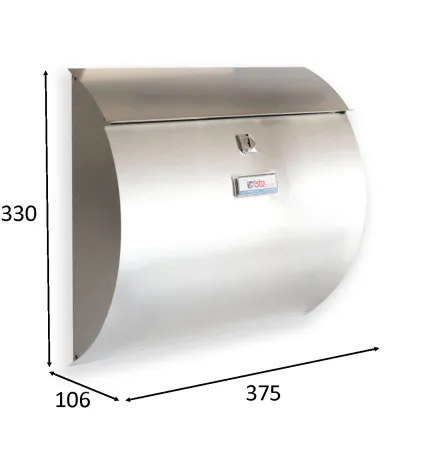 BUZON GONDOLA Acero INOXIDABLE
