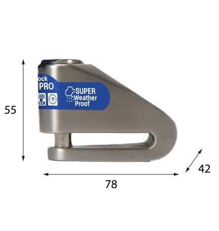 CANDADO DE DISCO MOTO RIDER PRO