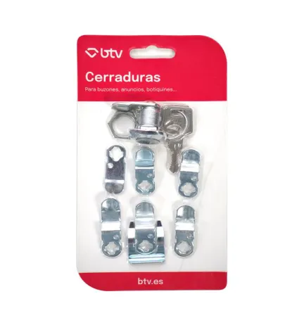 KIT CERRADURA CUADRADA CROMO