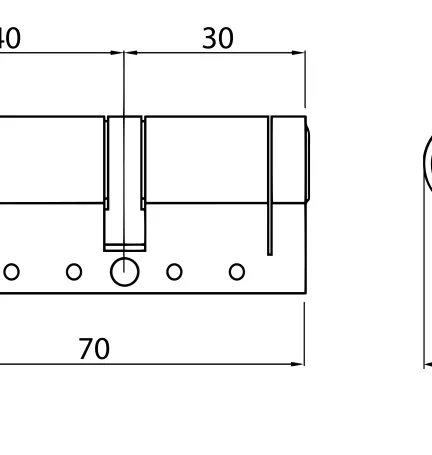 CILINDRO DRAGON 30/40LT BOX