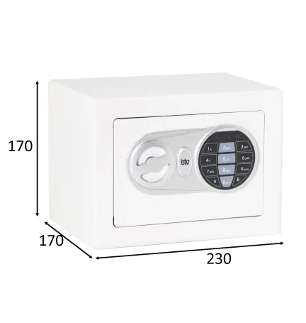 CAJA FUERTE MINIBANK BLANCA