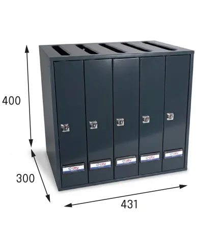 BUZON PRISMA SUPERIOR G5 ANTRACITA