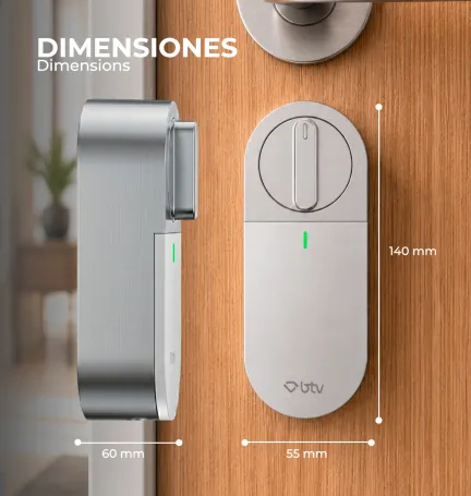 CERRADURA INTELIGENTE ARGOS TTLOCK NEGRO