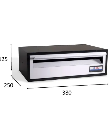 BUZON VIENA DOBLE ACCESO 380X250 BLANCO