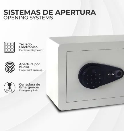 CAJA FUERTE OMEGA BLANCA