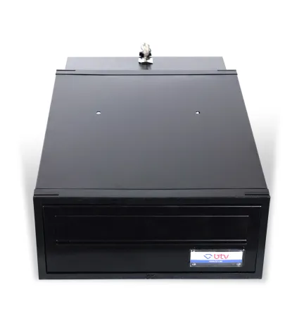 BUZON VIENA DOBLE ACCESO 280X350 NEGRO