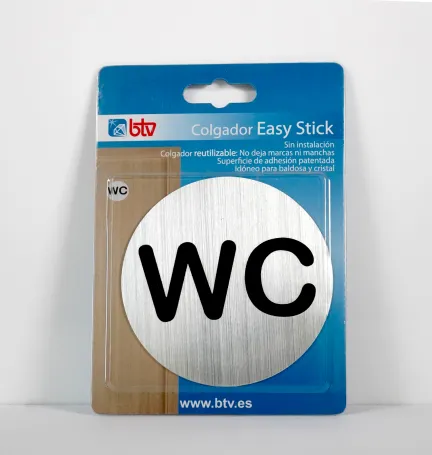 INDICADOR WC EASY STICK 100 MM FONDO PLATA INDICADOR WC EASY STICK 100 MM FONDO PLATA