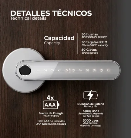 CERRADURA INTELIGENTE ANUBIS BLANCO