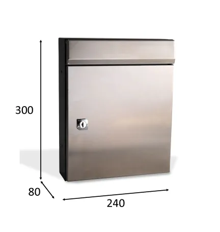 BUZON DUOMO VERTICAL 240X300 INOX Satinado