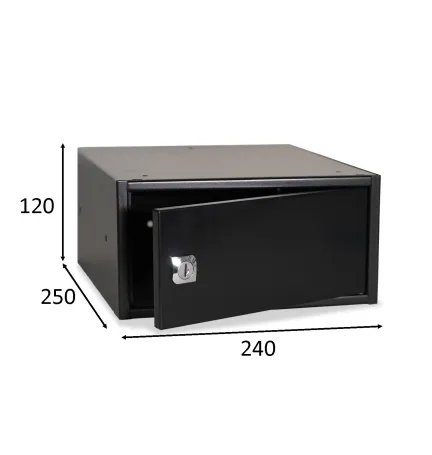 BUZON MONCAYO DOBLE ACCESO Negro FONDO 250