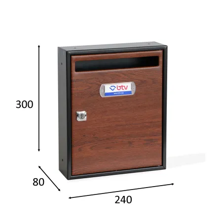 BUZON TEIDE EFECTO MADERA SAPELLI