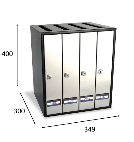 BUZON PRISMA SUPERIOR INOXIDABLE G4