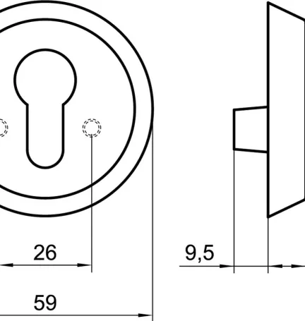ESCUDO CIRCULAR DE LATÓN DORADO