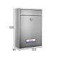 BUZON BERMEO Acero INOX.