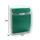 BUZON CORAL ABS VERDE