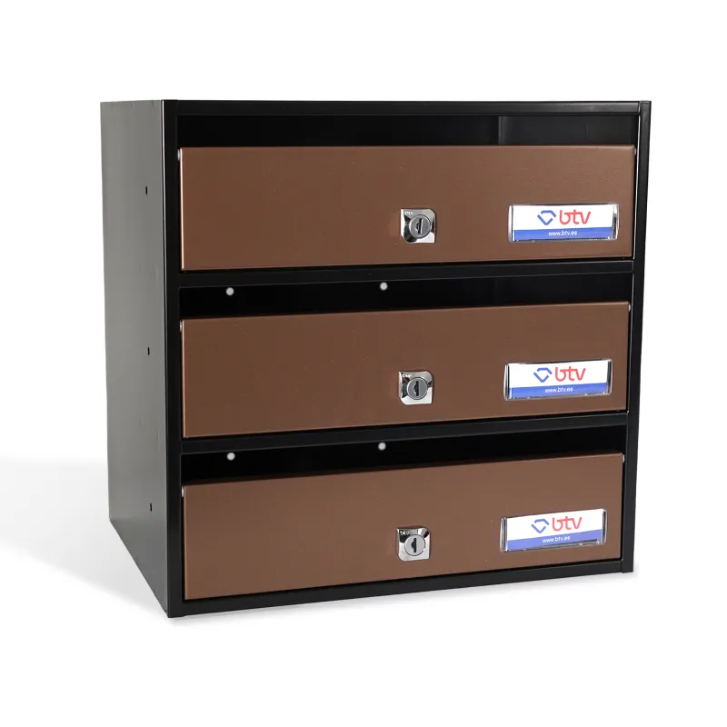 BUZÓN ANETO TRIPLE (3 BUZONES) BRONCE