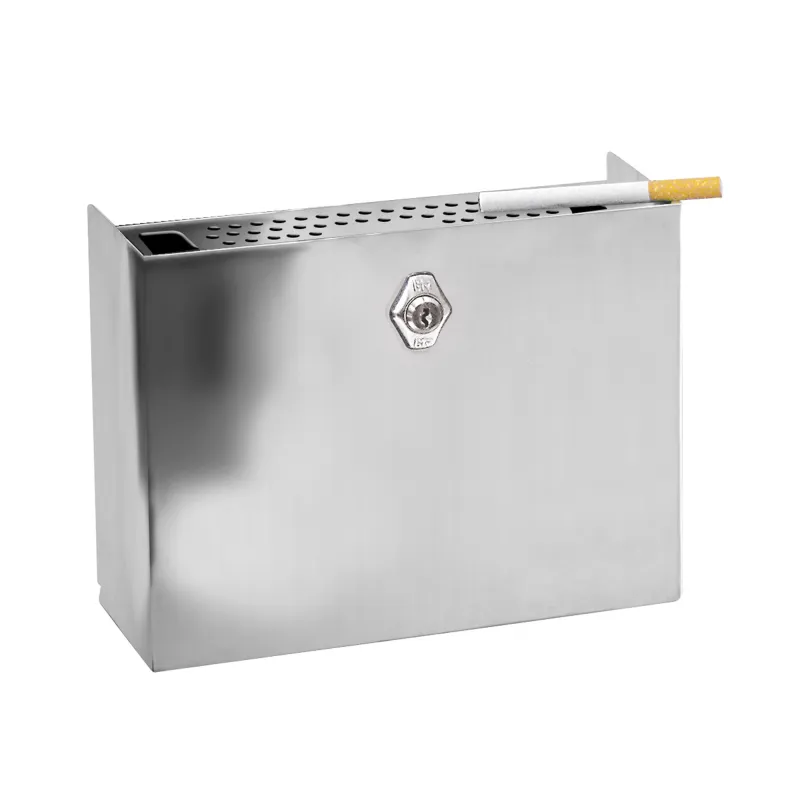 CENICERO DE PARED ACERO INOXIDABLE