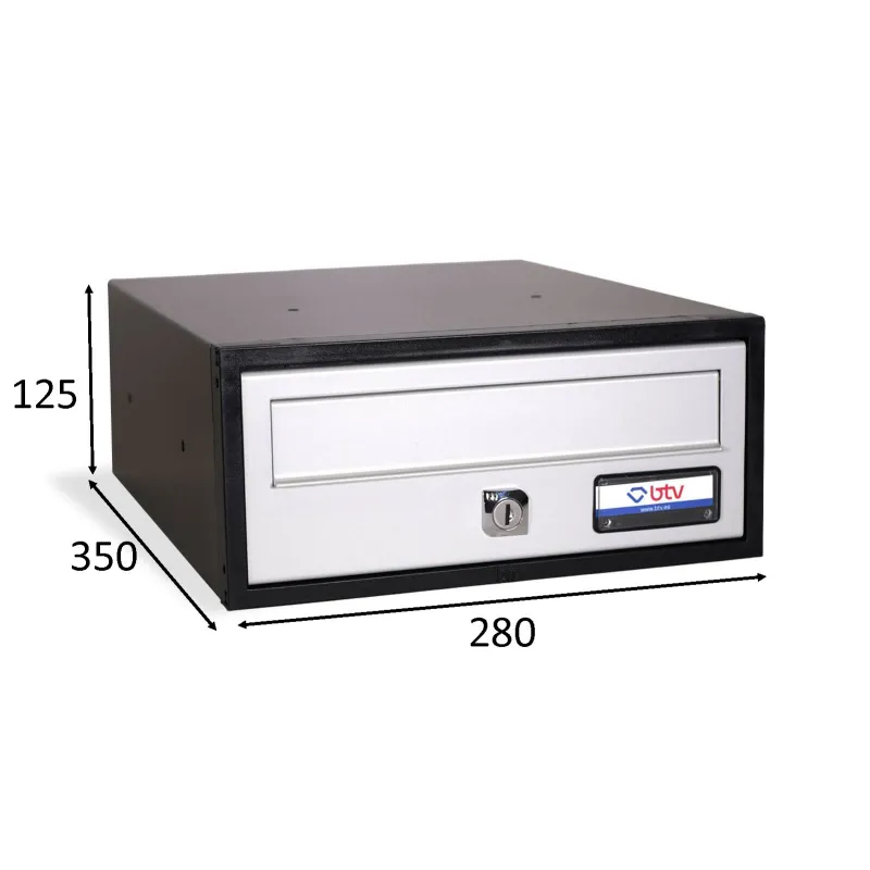 BUZON VIENA 280x350 ALUMINIO