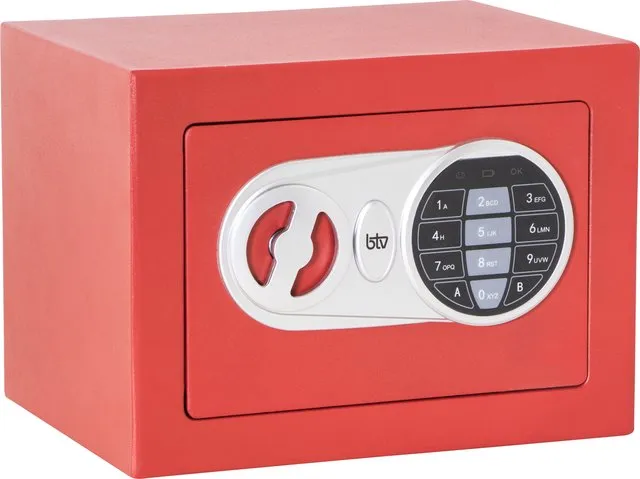 CAJA FUERTE MINIBANK ROJA