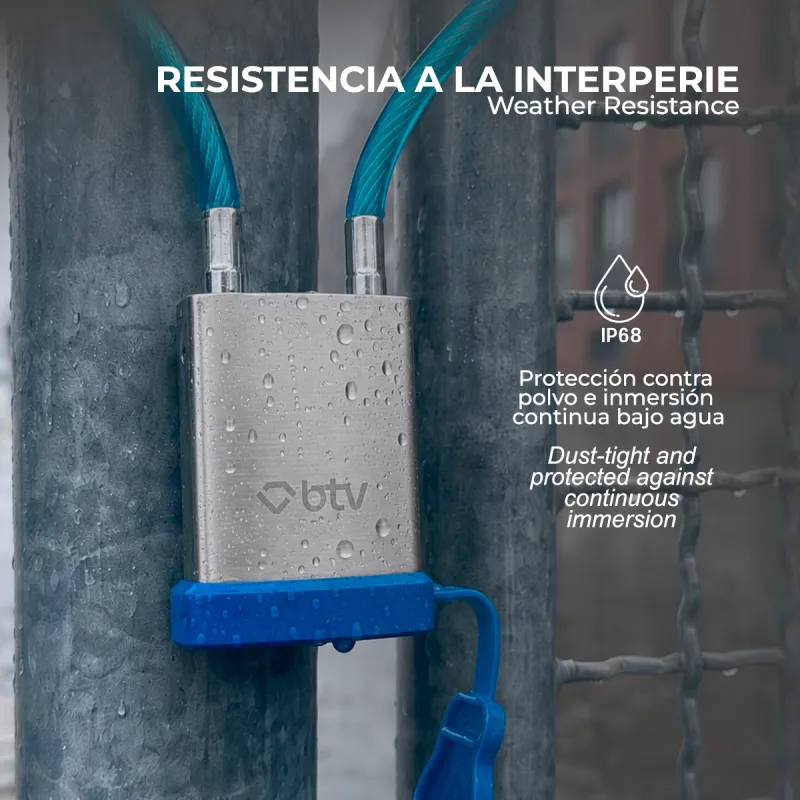 CANDADO THOR 50 CON SIRGA ACERO
